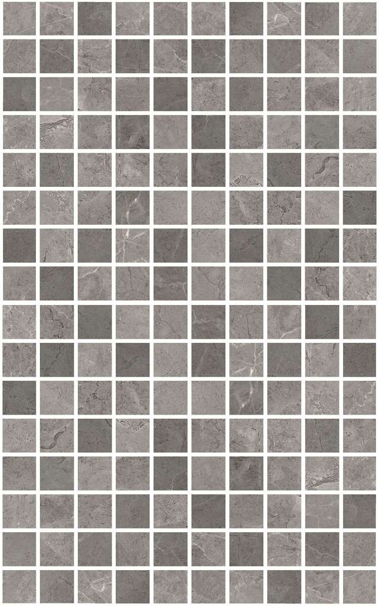 MM6361 Гран Пале серый мозаичный 25*40 керам. декор Цена за 1 шт.