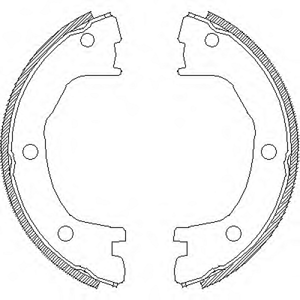 REMSA 4712.00 (1906403 / 2995758 / 2995817) колодки торм. бараб.[172x42]