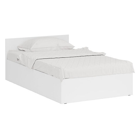 Кровать Стандарт 1200, цвет белый