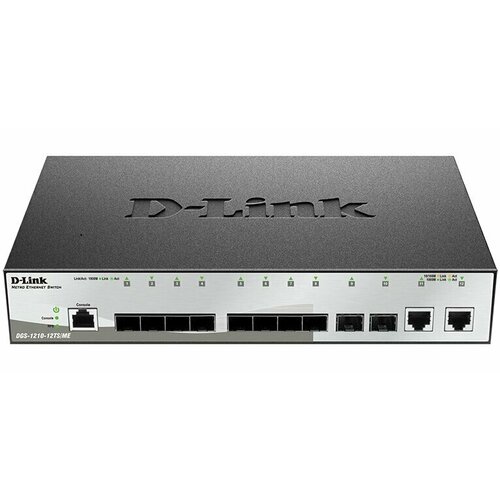 Коммутатор D-Link WebSmart DGS-1210-12TSME Управляемый Layer 2 2707800₽