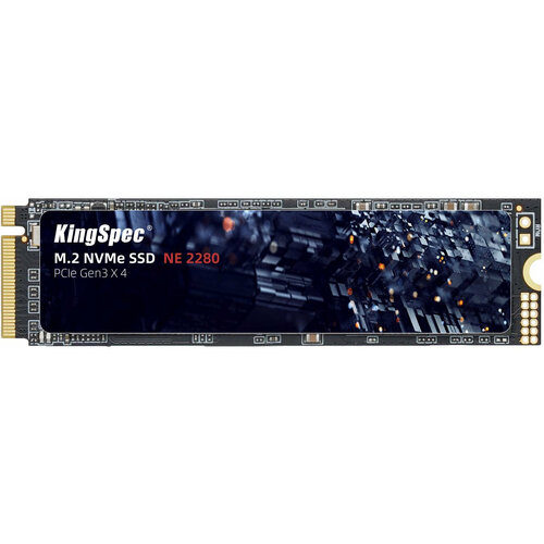 Накопитель SSD Kingspec PCIe 3.0 x4 2TB NE-2TB M.2 2280 твердотельный накопитель kingspec 512 гб m 2 ne 512 2280