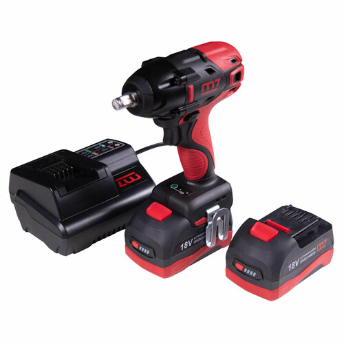 Гайковерт аккумуляторный ударный 12 813 Нм 18 В 4 предмета кейс MIGHTY SEVEN DW-401A 41370₽