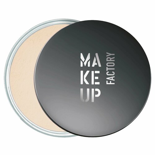 Make Up factory Пудра для лица рассыпчатая матирующая фиксирующая SETTING & BAKING №01 прозрачный