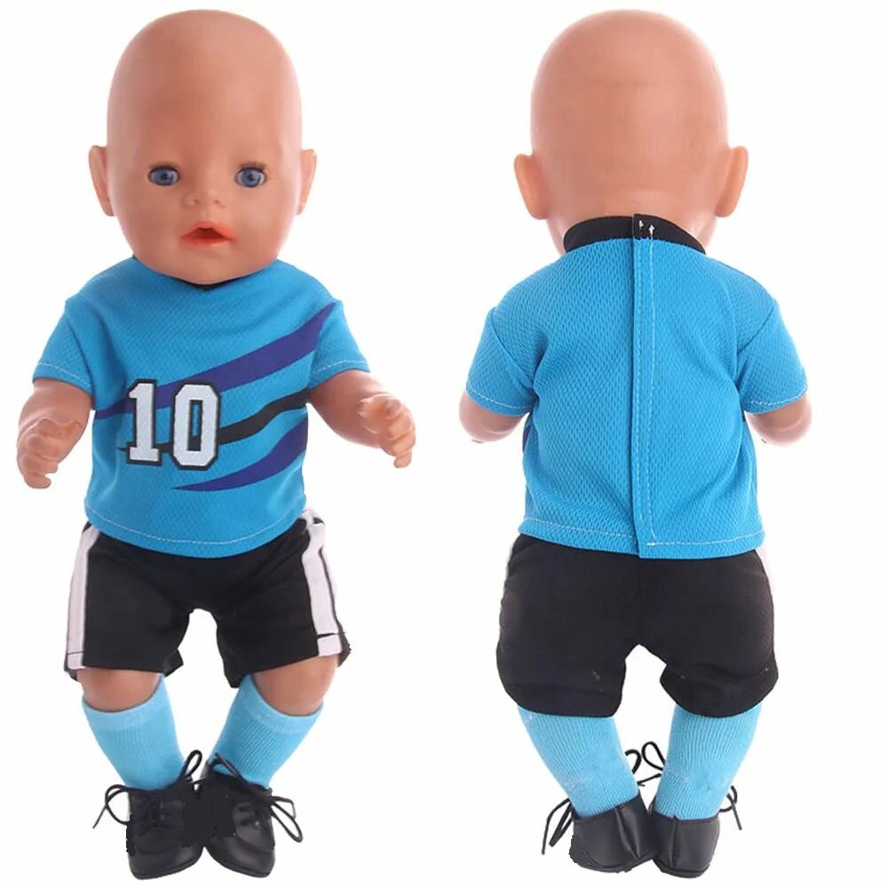 Одежда для кукол 38-43 см Костюм (футболка и шорты)