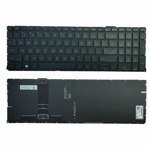 Клавиатура для ноутбука HP Probook 450 455 G8 черная с подсветкой ноутбук hp probook 455 g8 w10pro только англ клавиатура 4k7c5ea