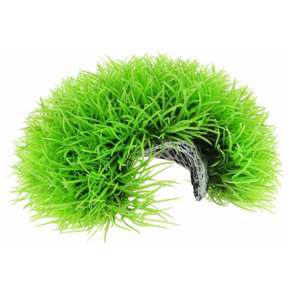Растение для аквариума пластиковое Мохнатая норка, BARBUS, Plant 063 (15 см)