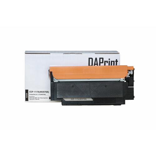 Картридж лазерный DAPrint W2070A (117A) для принтера HP, черный (Black) картридж для лазерного принтера hp 117a черный w2070a