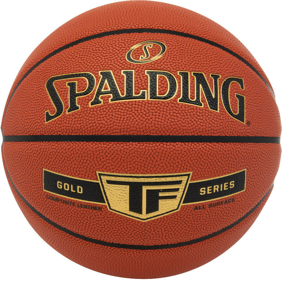 Мяч баскетбольный SPALDING Gold TF, р.7, коричнево-черный