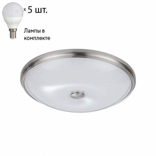 Настенно-потолочный светильник с лампочками Odeon Light Pelow 49575Lamps E14 P45 10824₽