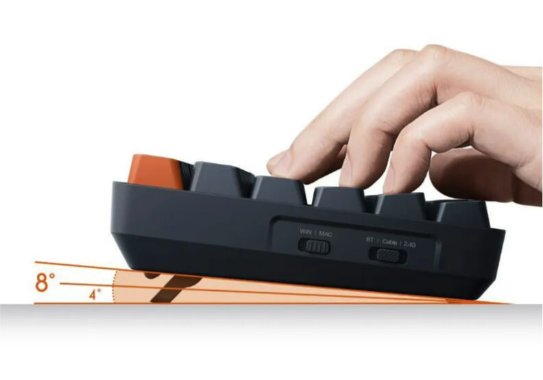 Беспроводная клавиатура Xiaomi Mechanical Keyboard TKL JXJP02MW черный