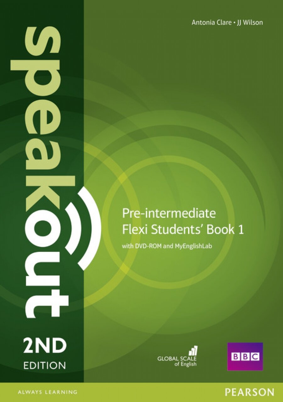 Speakout 2nd Ed Pre-Intermediate Flexi Students' Book A with DVD and MyEnglishLab