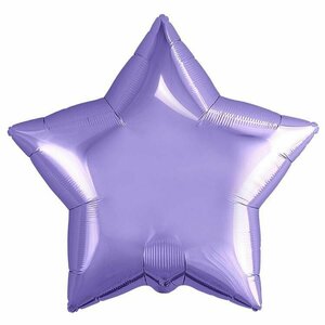 Воздушный шар, Весёлая затея, Звезда Lilac металлик Россия