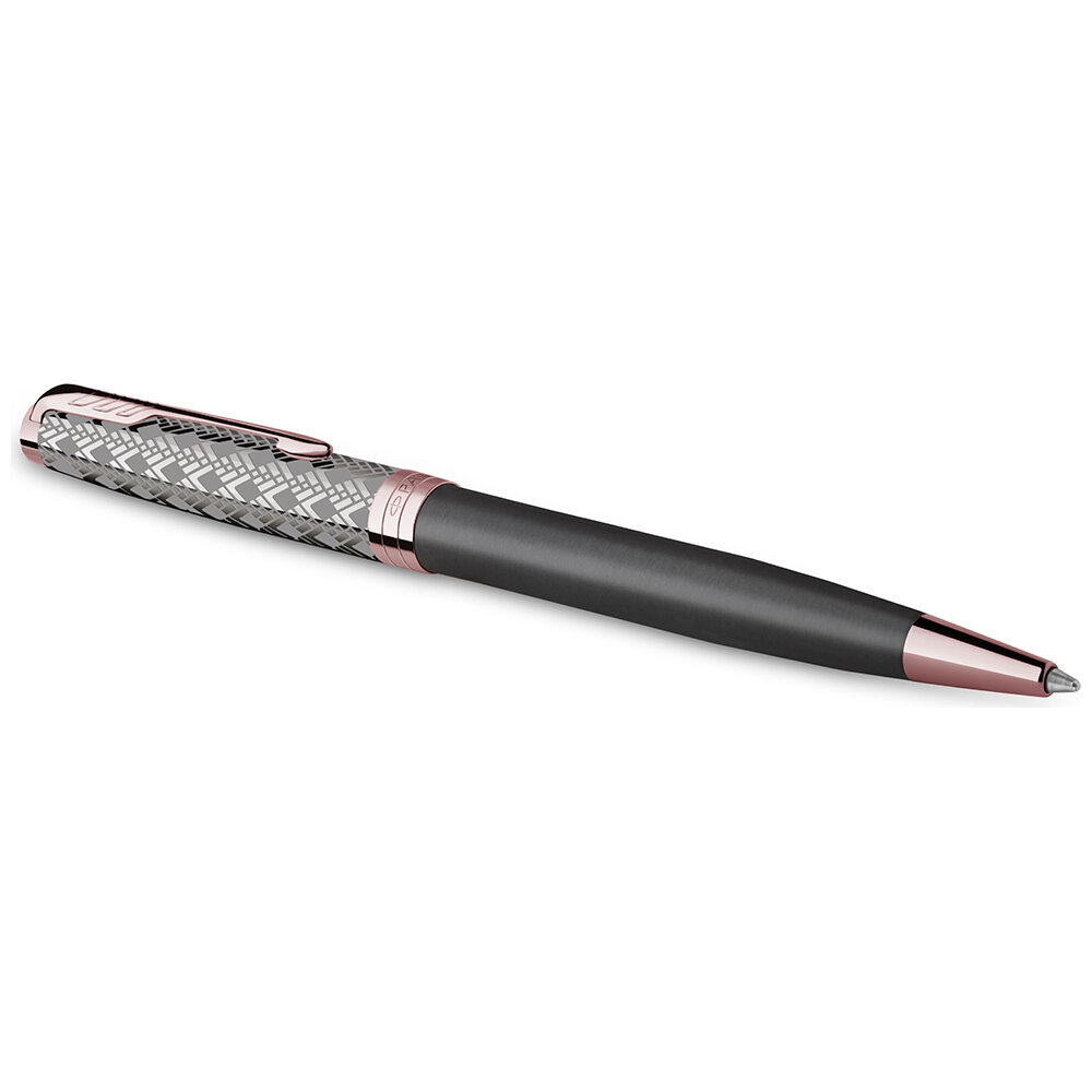 Parker Sonnet Premium K537 - Metal Grey PGT, шариковая ручка, M