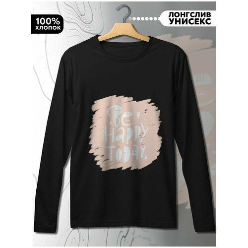 фото Лонгслив hypnotica, размер l, черный