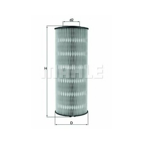 Фильтр масляный MB OM541542 Actros h31675 d1200 Knecht MAHLE Original OX168D 2339₽