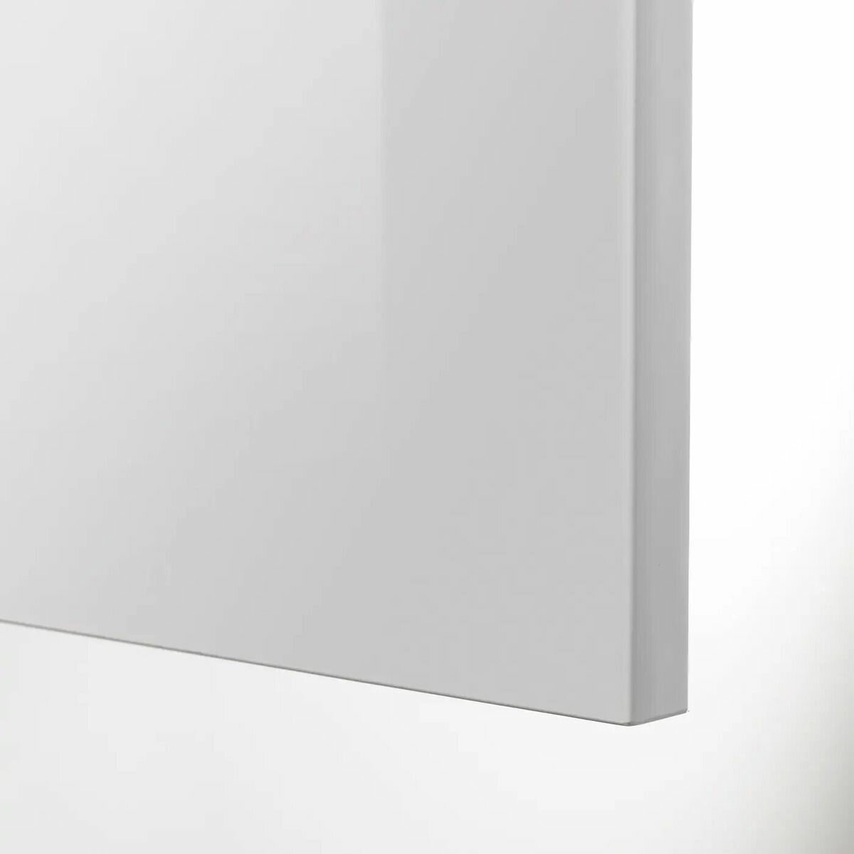 Фронтальная панель ящика IKEARINGHULT рингульт 40x40 см глянцевый светло-серый