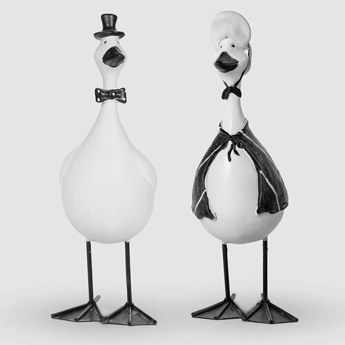 Фигурка декоративная Dekor pap гусь 9x8x23 см в ассортименте декор для дома интерьера 3594₽