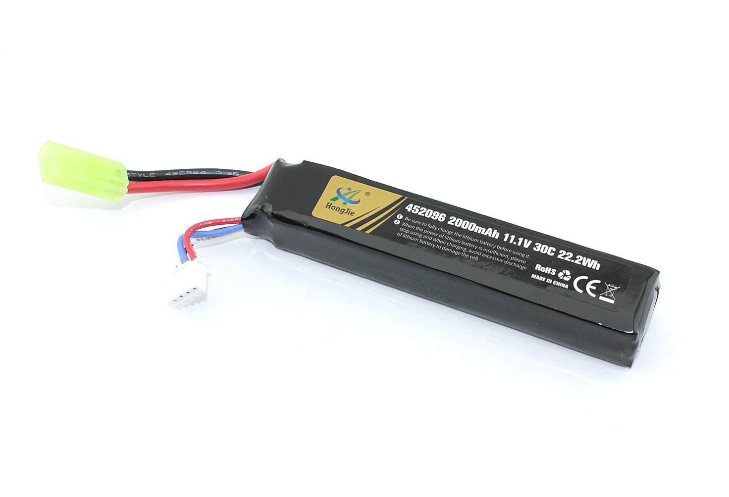 Аккумулятор Li-Pol 11.1v 452096 2000mah разъем mini Tamiya plug