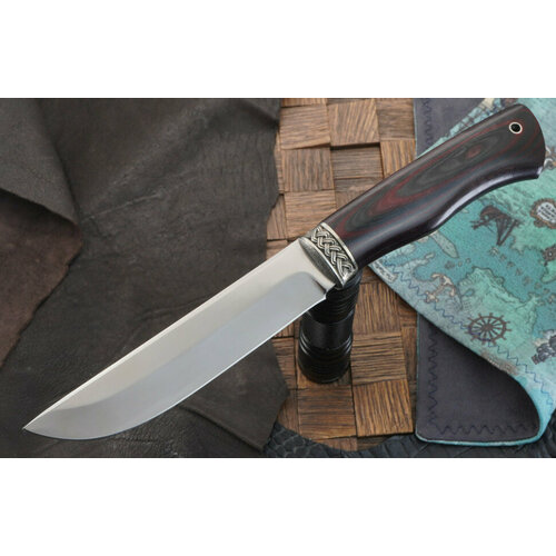 фото Окские ножи нож ласка (d2, микарта, мельхиор)