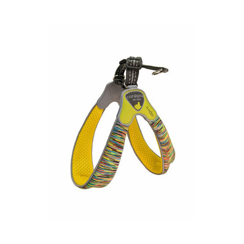 Cortina Мягкая шлейка POWERMIX желтый меланж (обхват груди 60-70 см18-25 кг) (Harness Powermix Yellow MELANGE SZ 8) C120YM080 0,128 кг 56845 (1 шт)