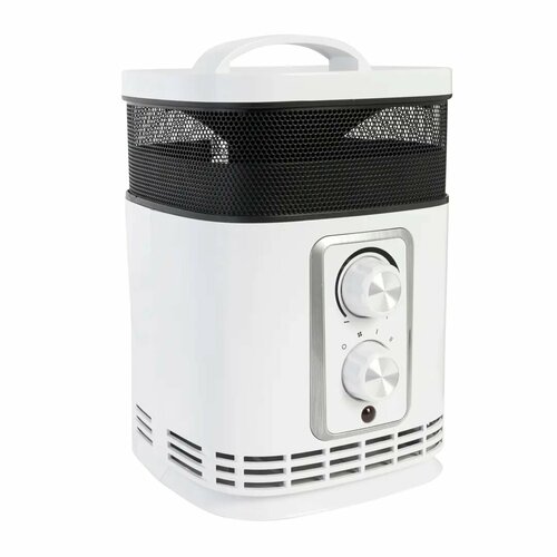 Тепловентилятор керамический электрический Equation с механическим термостатом 1500 Вт бело-черный 864800₽