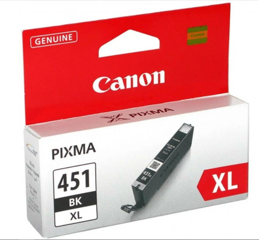 Картридж Canon ! Блистер! CLI-451BK XL (6472B001), 450 стр, черный