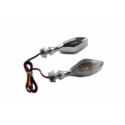 фото Боковой фонарь мини (нf-1020) (пара) светодиодный, цвет хром китай