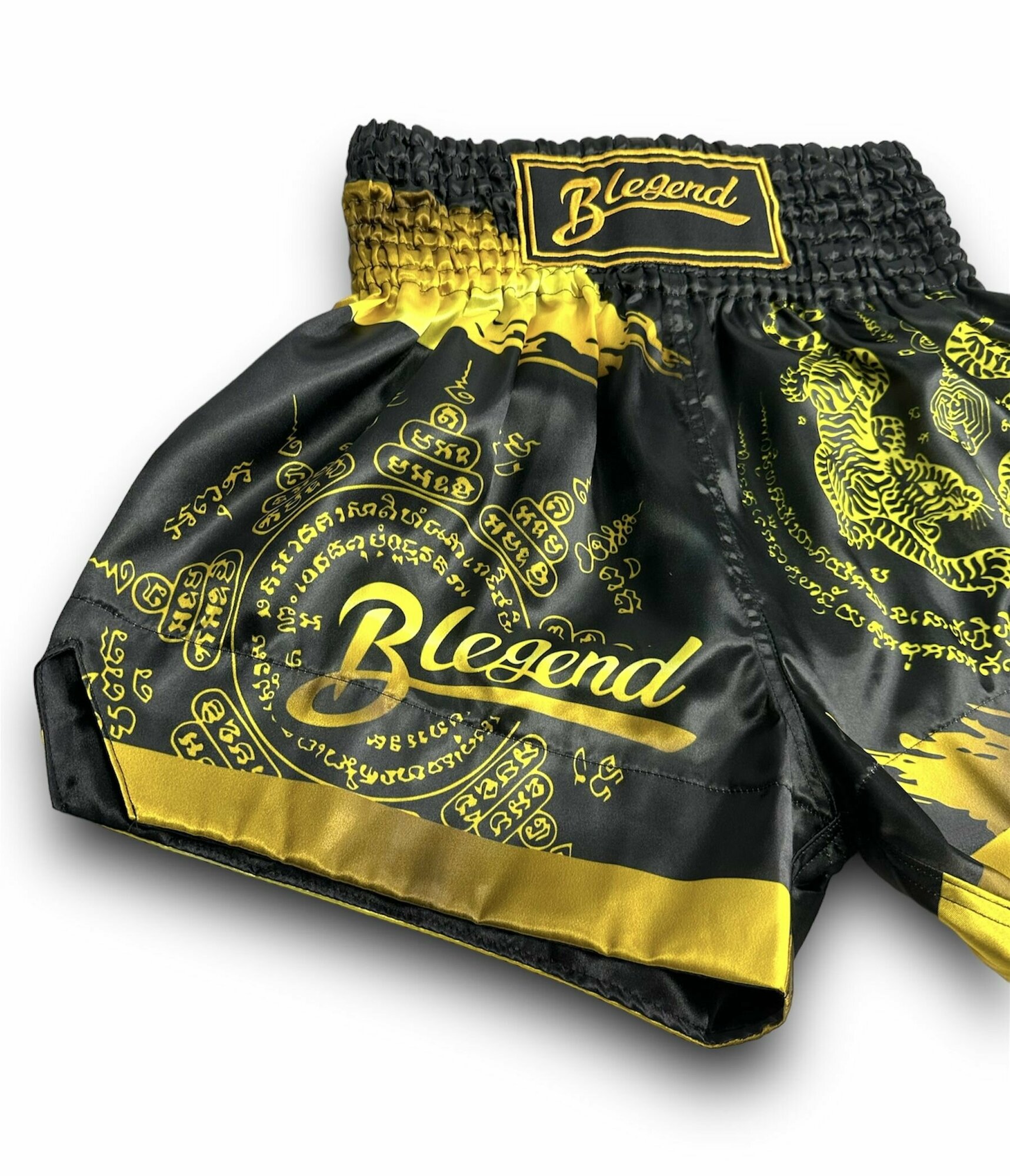 Трусы боксерские BLEGEND Базовая коллекция, размер XL, черный, золотой — фото 1