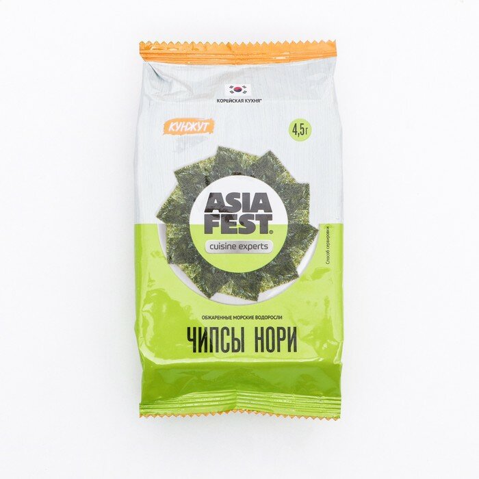 Чипсы нори Кунжут "Asia Fest", 4.5 г