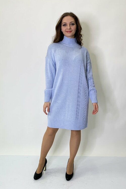 Платье Текстильная Мануфактура, размер 42/44, голубой