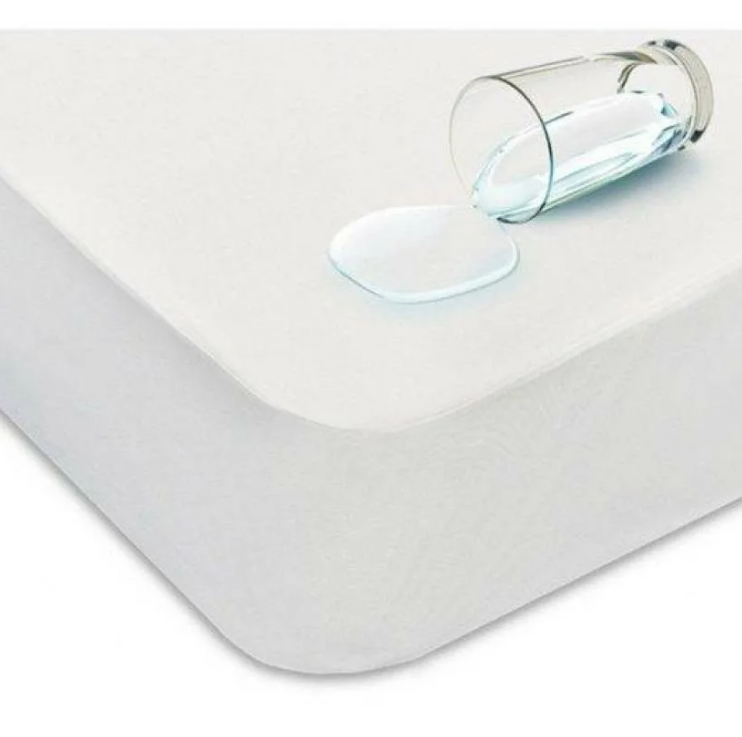 Простынь - наматрасник непромокаемая на резинке 60х120х15 в детскую кроватку