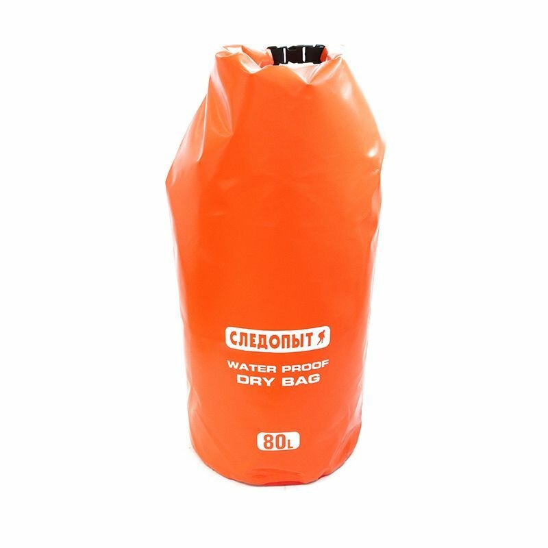 Гермомешок Следопыт Dry Bag без лямок, 80 л, оранжевый