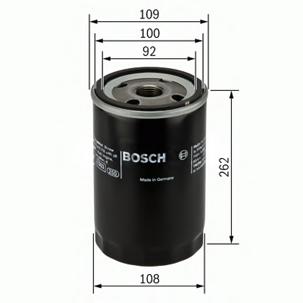 Масляный фильтр Bosch - фото №1