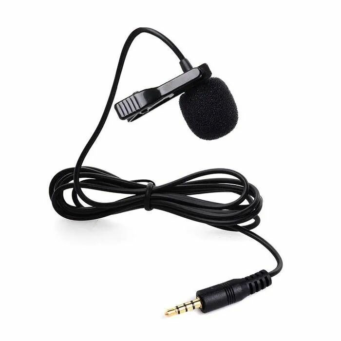 Микрофон петличный KM-002 Jack 3.5mm - черный