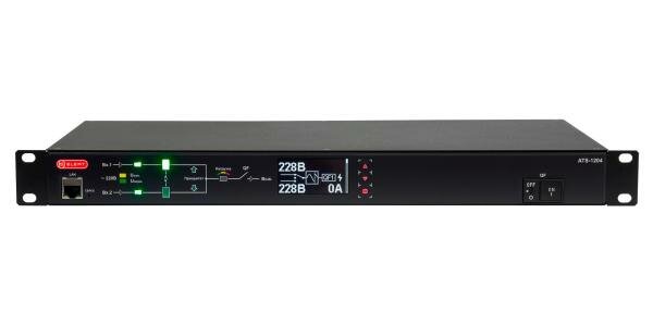 ELEMY RACK ATS, 1U, 220В, 32А, OLED, Ethernet, in (2) IEC309, out (2) C19 (9) C13