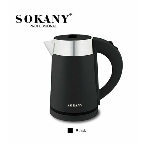Электрический чайник Sokany SK-0808 черный 1367₽