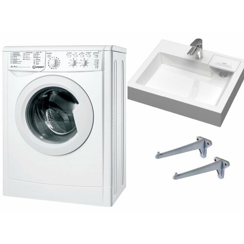 Стиральная машина Indesit IWSC 6105 CIS с раковиной Энигма 55 3555000₽