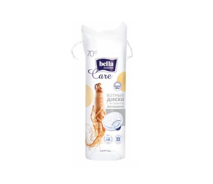 Ватные диски Bella cotton care 70шт - фото №3