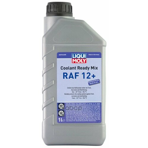 Антифриз Coolant Ready Mix Raf12+ (1Л) Подходит Для Всех Систем Охлаждения И Двигателей Liqui moly арт. 6924