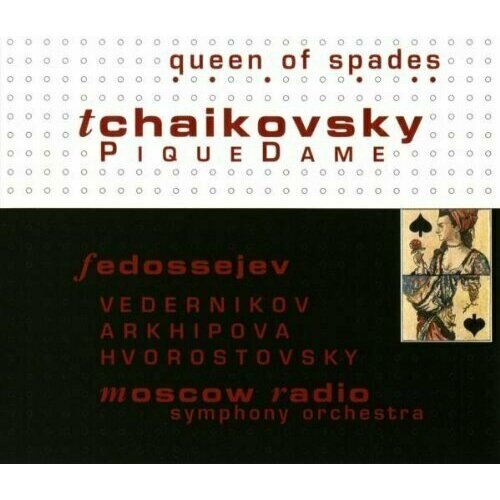 AUDIO CD TCHAIKOVSKY, P. - Pique Dame, Moscow Radio Symphony Orchestra / Хворостовский , Fedossejev tchaikovsky pique dame rostropovich