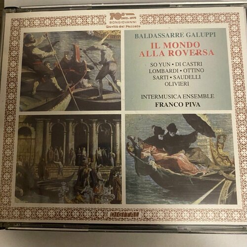 Audio CD раритет Baldassare Galuppi 1706-1785 - Il Mondo alla Roversa 2 CD 14049₽