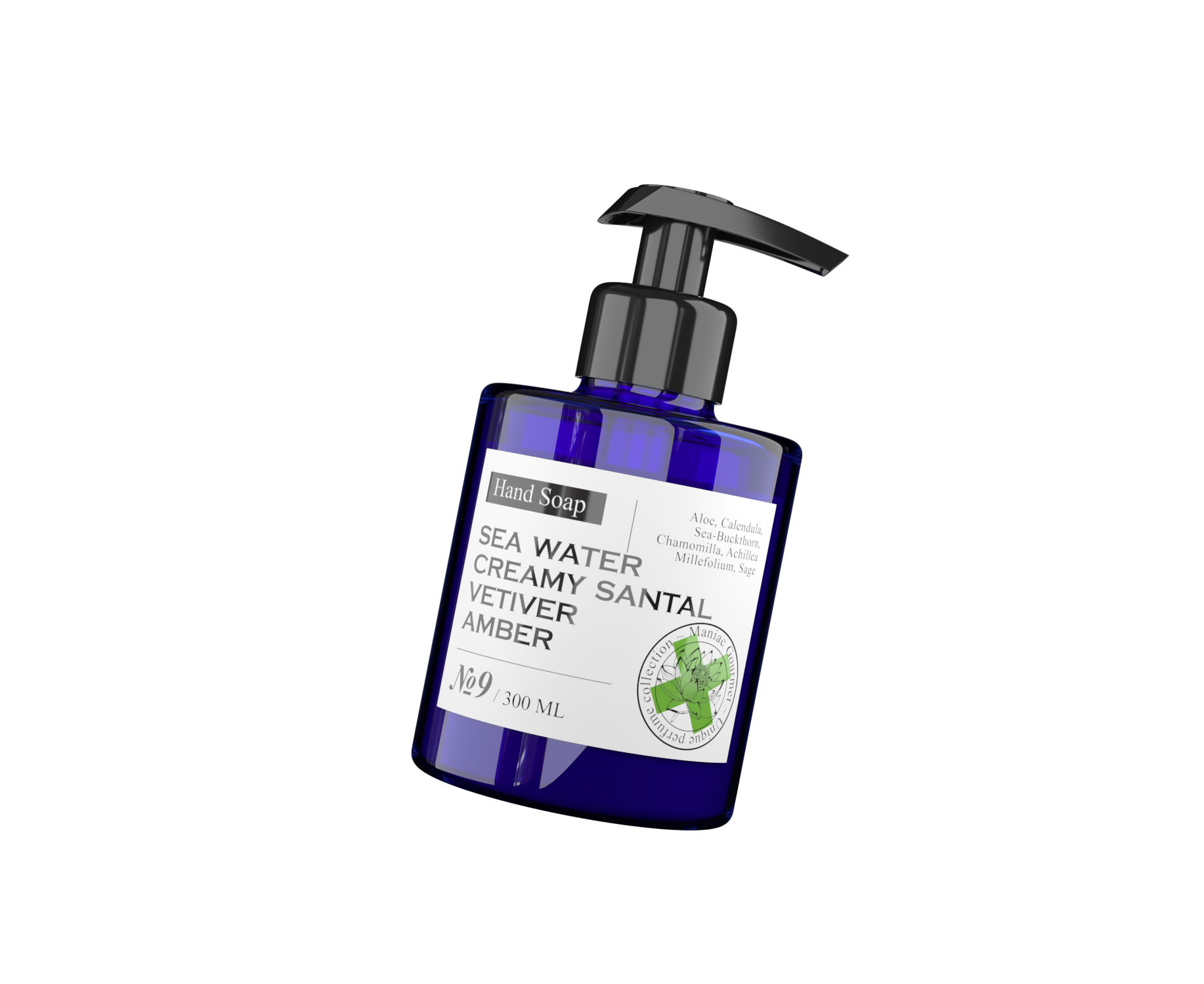 Мыло жидкое парфюмированное №9 Liquid perfumed soap MANIAC GOURMET - фото №1