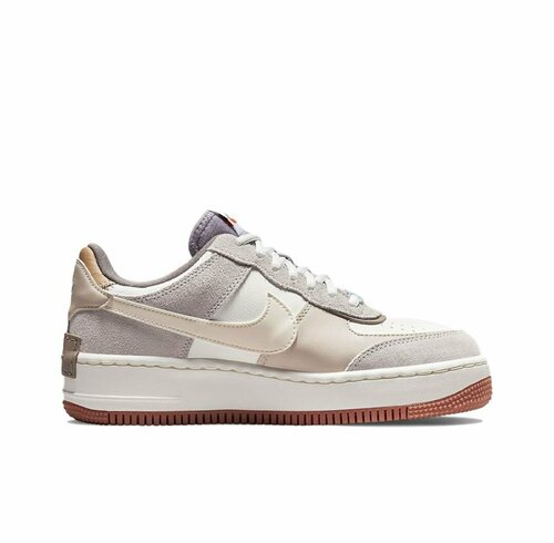 Кеды NIKE Air Force 1, размер 5w/34,5ru, бежевый, белый