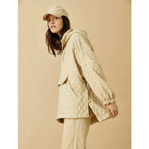 фото Куртка koton, размер 38, бежевый