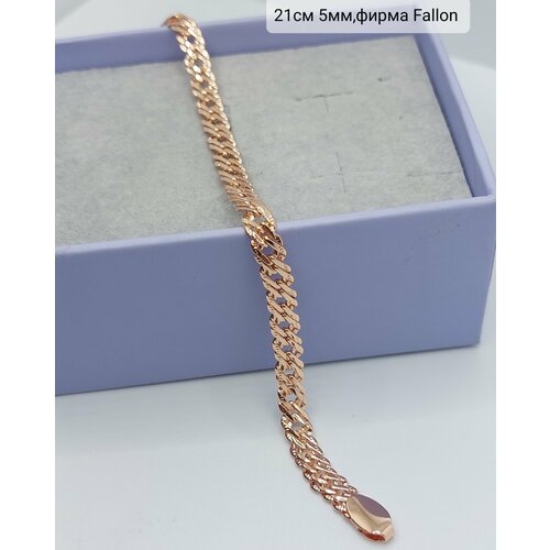 Браслет-цепочка FJ Fallon Jewelry, 1 шт., размер 20 см, размер one size, золотистый