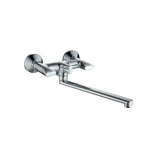 Смеситель для ванны/ Кран для ванны Gota Rocio Palma с длинным поворотным изливом и лейкой для душа, хром-никелевое покрытие арт.074710