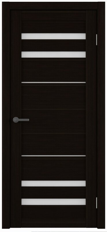 Межкомнатная дверь (комплект) Albero Пекин покрытие Эко-шпон / ПО Темный кипарис Мателюкс 70х200