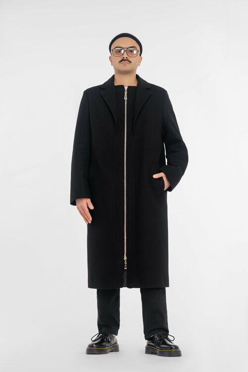 Пальто IZ13, размер 48-50, черный