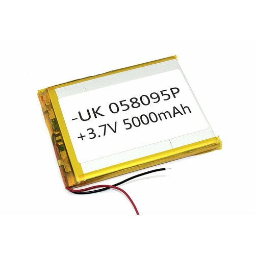 Аккумулятор Li-Pol (батарея) 5*80*95мм 2pin 3.7V/5000mAh аккумулятор li pol батарея 5 20 20мм 2pin 3 7v 150mah