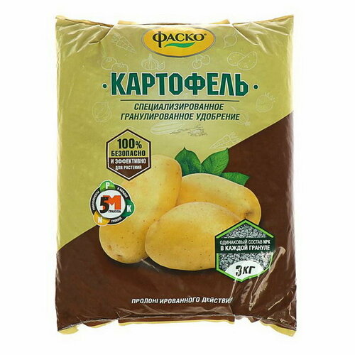 Удобрение органоминеральное в гранулах Картофель, 3 кг